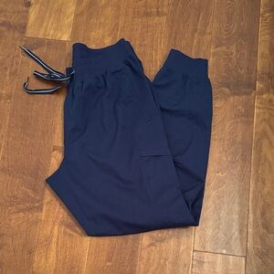 healing hands Navy jogger scrubs